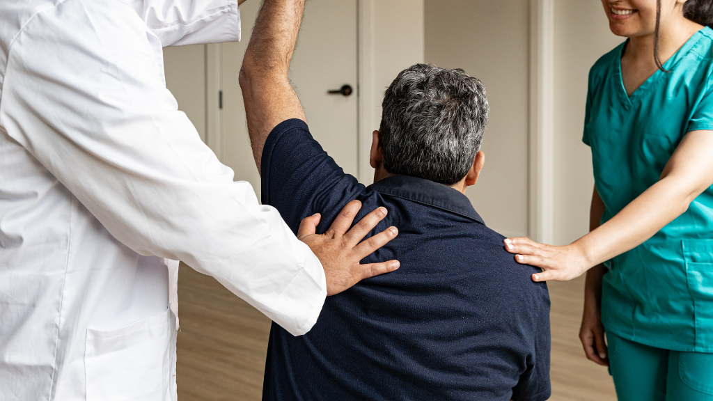 Physiotherapy for frozen shoulder