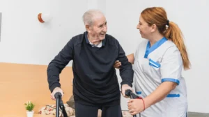 home physiotherapy for elderly session